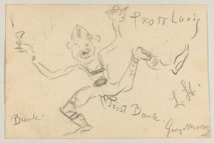 Lovis Corinth to Carl Strathmann: Postcard, Postmark November 6, 1906 by Lovis Corinth