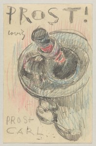 Lovis Corinth to Elly Strathmann: Postcard, Postmarked May 22, 1911 by Lovis Corinth