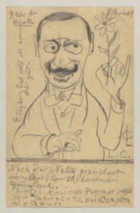 Lovis Corinth to Miss Elly Franke: Postcard, Postmarked August 28, 1897 by Lovis Corinth