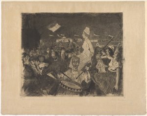 Marie Antoinette on the Way to the Scaffold by Lovis Corinth
