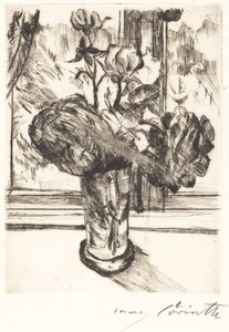 Roses in a Glass of Water, 1916 by Lovis Corinth