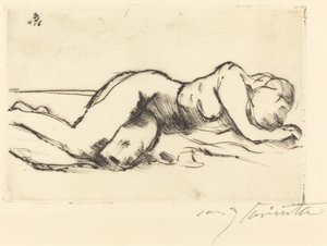 Female Nude by Lovis Corinth