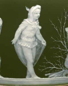 Detail from a pair of vases, 