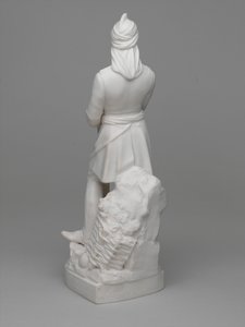 Parian ware statuette of Lieutenant (later Major) William Hodson by Ltd Mintons