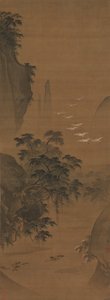 Autumn Landscape with Herons and Ducks by Lu Ji