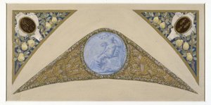 Sketch for the Festive Staircase at Paris City Hall: Virgin, between 1888 and 1898