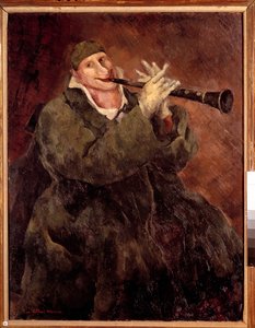 Grock Playing the Trumpet