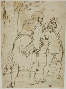 Abraham and Isaac by Luca Cambiaso