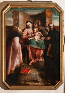 Madonna and Child among St Anne, St Nicholas of Bari and St Nicholas of Tolentino