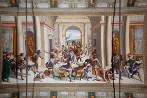 The story of Ulysses (the return), ceiling of Salone Cambiaso by Luca Cambiaso