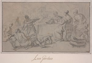 Banquet of the Rich by Luca Giordano