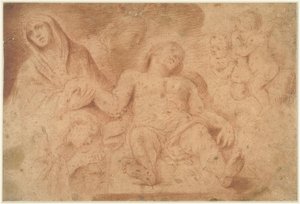 Lamentation of Christ by Luca Giordano