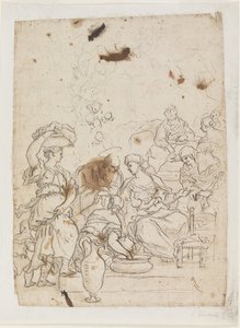 Birth of the Virgin by Luca Giordano
