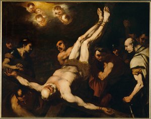 Crucifixion of Saint Peter by Luca Giordano