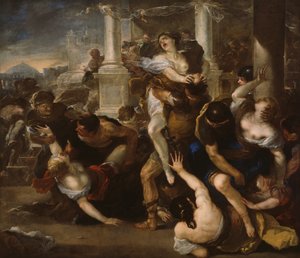 The Abduction of the Sabine Women, 1675-80 by Luca Giordano