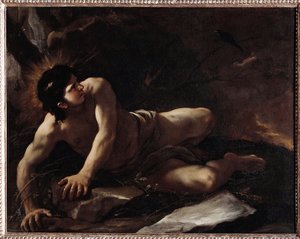 The Temptation of St Benedict by Luca Giordano