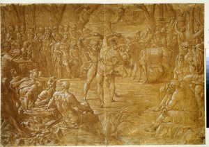 The Boxing Fight, Opponent of Sicily to Dares de Troy, c.1544