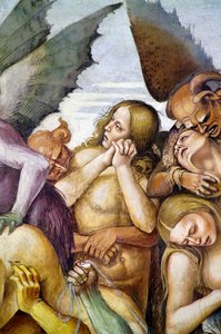 Damned in hell, from Last Judgment fresco cycle