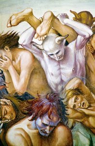 Damned in Hell, from Last Judgment Fresco Cycle by Luca Signorelli