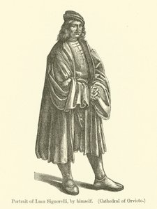 Self-portrait of Italian Painter Luca Signorelli by Luca Signorelli