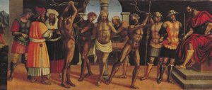 The Flagellation (detail) by Luca Signorelli