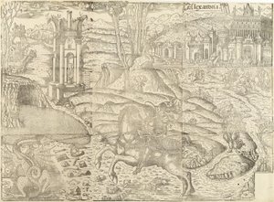 St George and the Dragon by Lucantonio degli Uberti