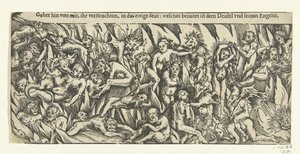 Hell with Demons and the Damned in Eternal Fire by Lucas Cranach