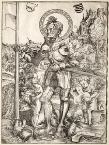 Saint George Standing by Lucas Cranach