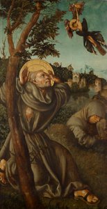 Stigmatisation of St. Francis by Lucas Cranach d. Ä.