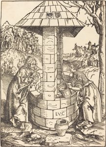 Christ and the Woman of Samaria by Lucas Cranach the Elder
