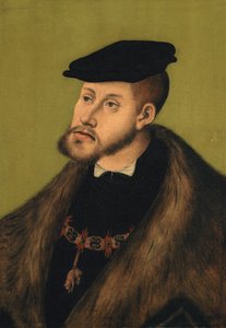 Portrait of the Emperor Charles V by Lucas Cranach the Elder