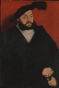 Portrait of John, Hereditary Prince of Saxony by Lucas Cranach the Elder