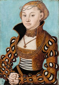 Portrait of Princess Maria of Saxony by Lucas Cranach the Elder
