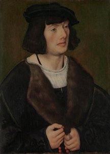 Portrait of a Man with a Rosary, ca. 1508 by Lucas Cranach the Elder