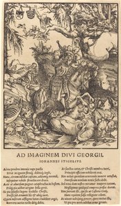 Saint George and the Dragon by Lucas Cranach the Elder