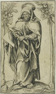 Saint Matthias, from Christ, the Apostles and Saint Paul by Lucas Cranach the Elder