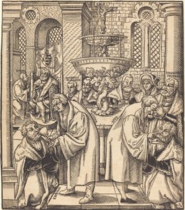 The Reformers Luther and Hus Giving Communion to the Princes of the House of Saxony by Lucas Cranach the Elder