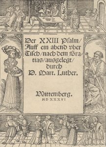 Title-Border with the Story of Salome and St. John the Baptist by Lucas Cranach the Elder