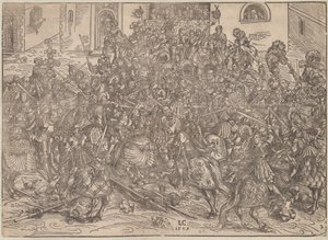 Tournament by Lucas Cranach the Elder
