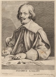 Jacques Callot by Lucas Emil Vorsterman after Sir Anthony van Dyck