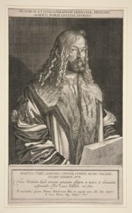 Portrait of Albrecht Durer by Lucas Kilian