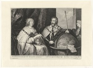 Thomas Howard, 2nd Earl of Arundel and His Wife Alatheia Talbot by Lucas Vorsterman (I)