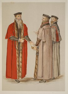 Lord Mayor, Aldermen and liveryman, from a description of England written during Elizabeth I