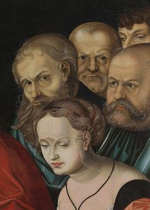Christ and the Woman Taken in Adultery (detail)
