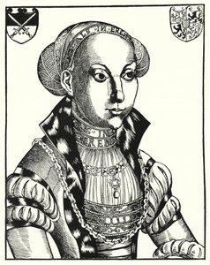 Sybille of Cleves, consort of John Frederick I, Elector of Saxony by Lucas the Elder (after) Cranach