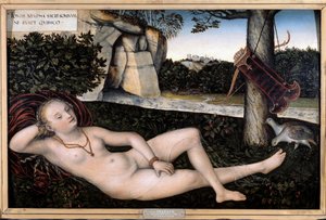 Nymph at the source or The rest of Diane