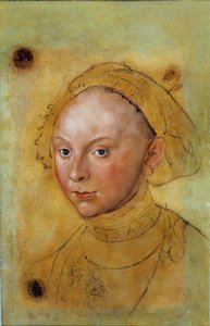 Portrait of Catherine de Brunswick Grubenhagen by Lucas the Elder Cranach