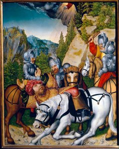 The Conversion on the Way to Damascus by Lucas the Younger Cranach