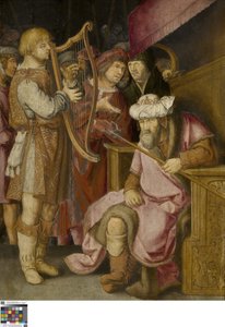 David Playing his Harp for Saul