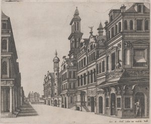 Perspective View of a Street by Lucas van Doetechum and Johannes